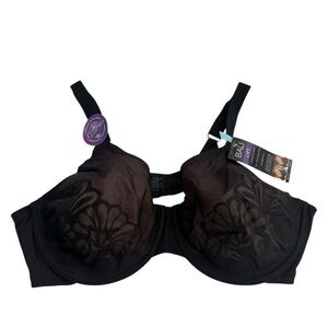 NWT Bali Beauty Lift Underwire Bra Style DF6563 360 Smoothing Black Nude 42C